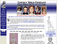 Tablet Screenshot of lincoln-mold.com